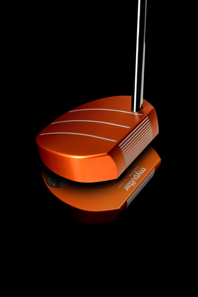 myvicto E-Serie mallet putter with curved face for stability and forgiveness